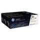 Cartouche de toner hp cf370am 305a cyan magenta jaune