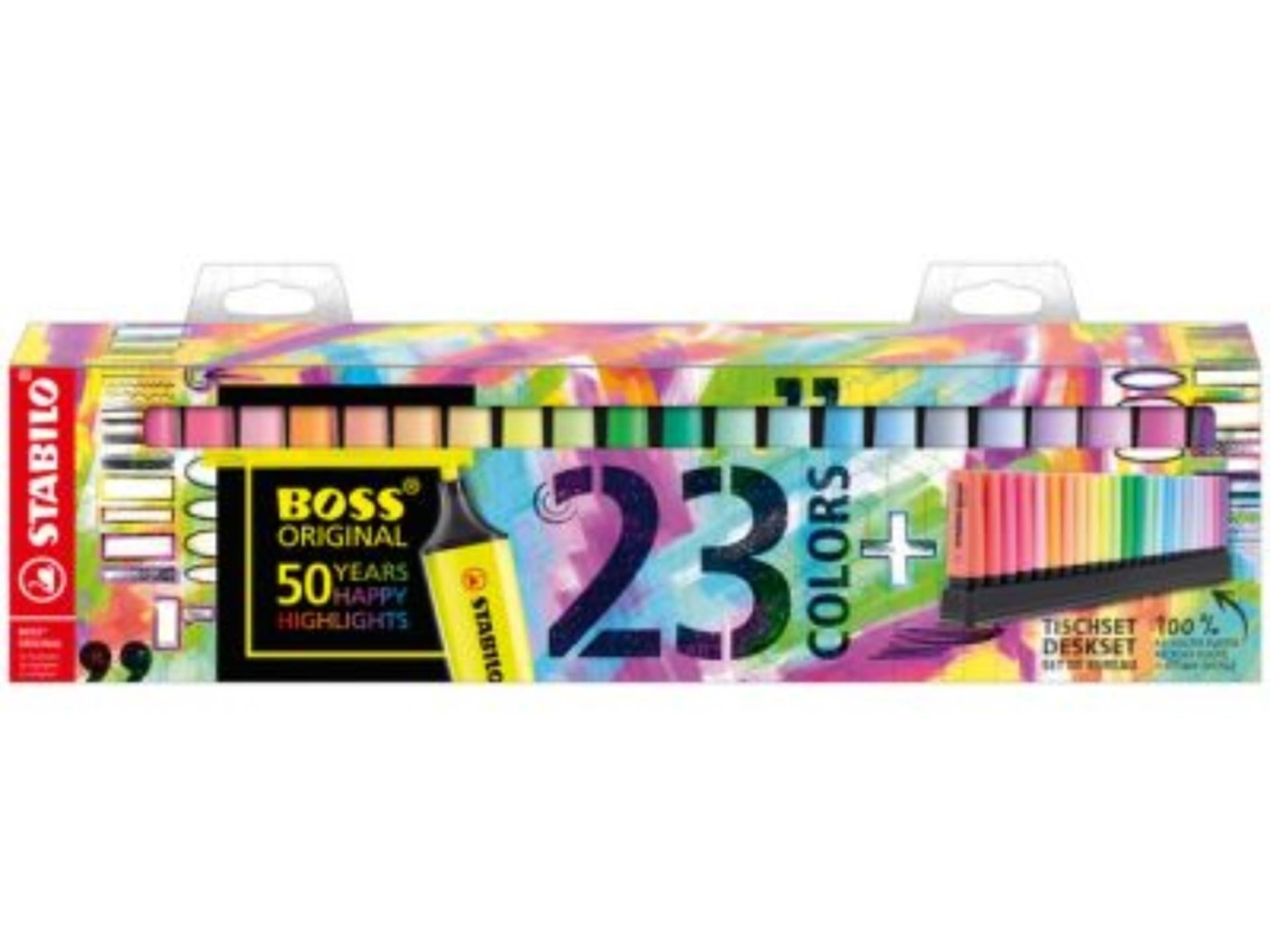 Ensemble de bureau original Stabilo boss 23 pièces