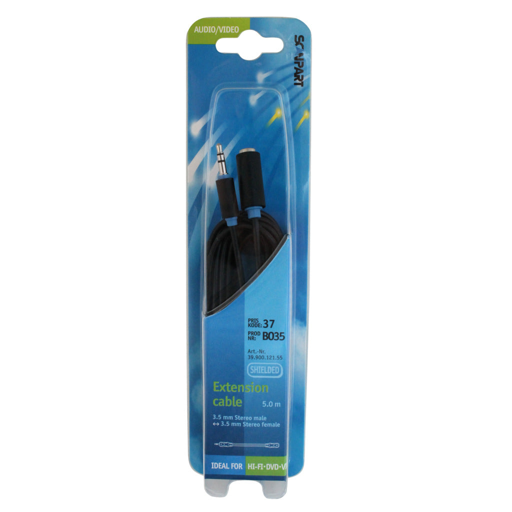 Câble d'extension Scanpart 3,5 s(m)-(f) droit 5,0m