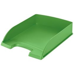 Corbeille à courrier Leitz plus vert A4 en polystyrène