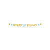 Bannière de lettres Paperdreams « Joyeux 1er anniversaire »