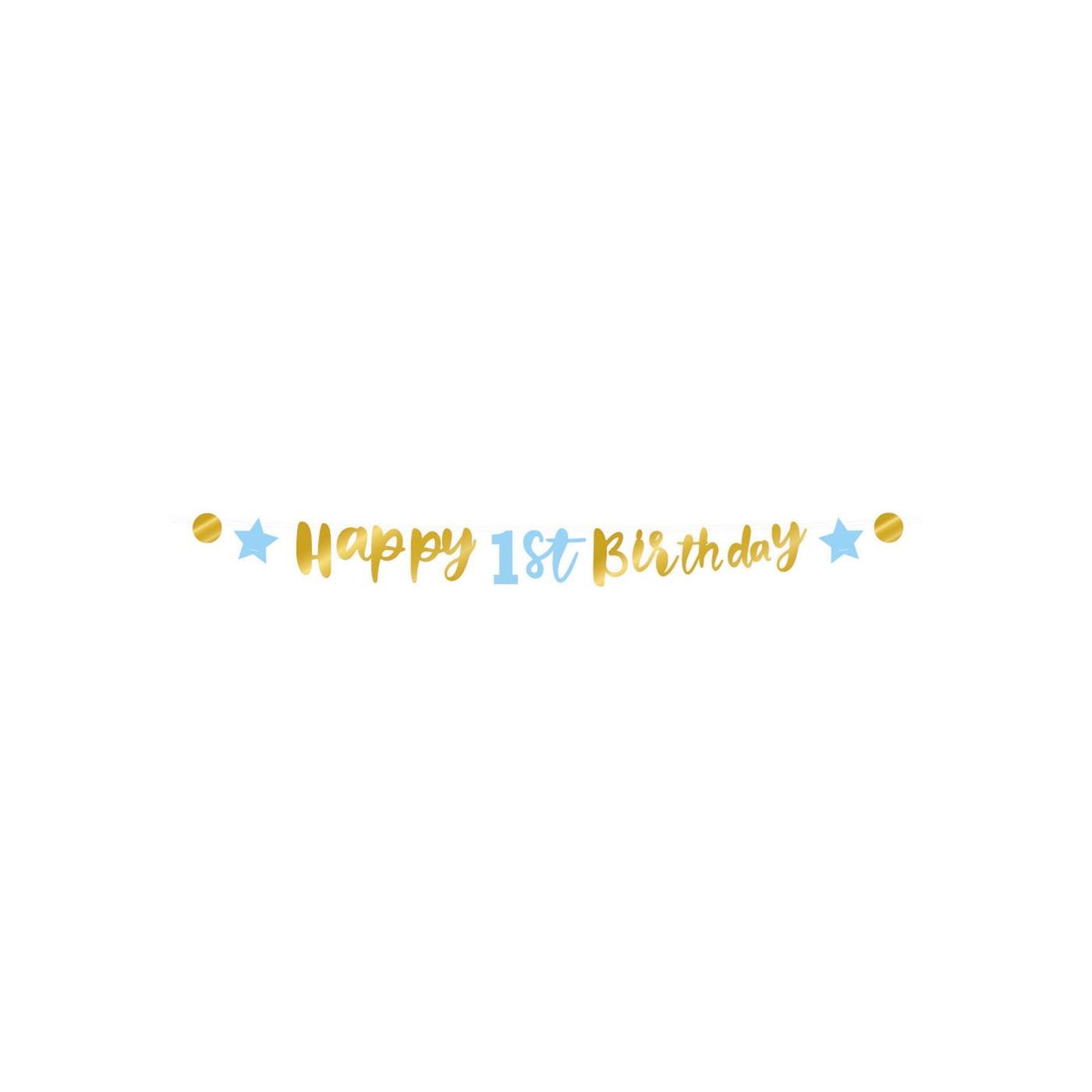 Bannière de lettres Paperdreams « Joyeux 1er anniversaire »