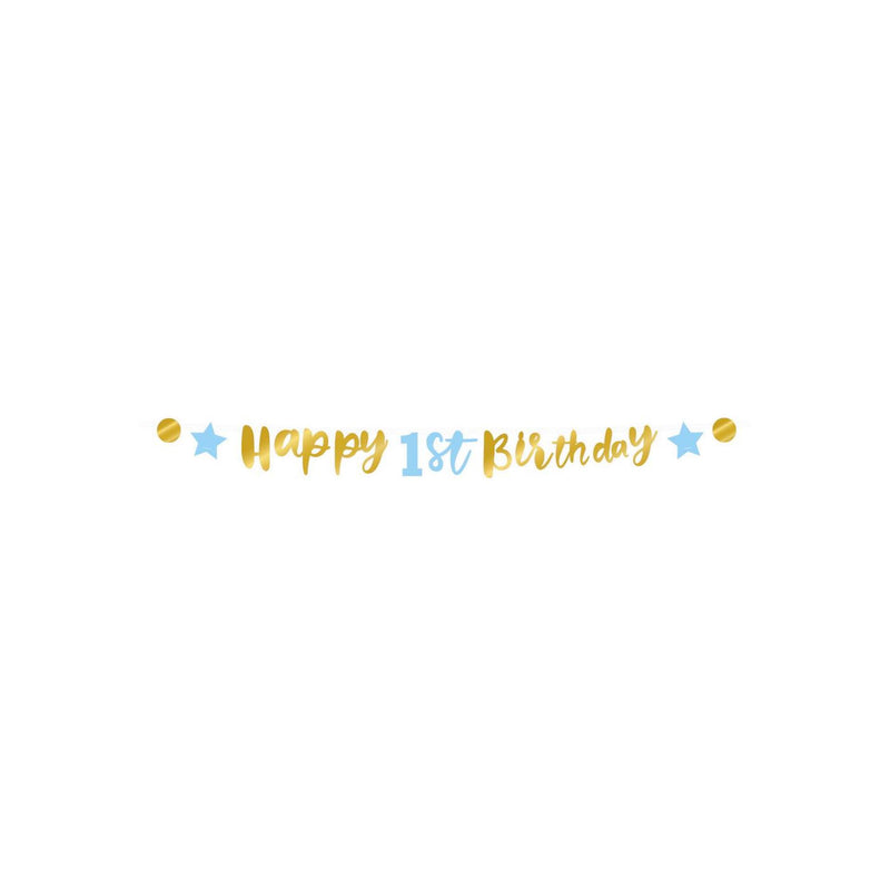 Bannière de lettres Paperdreams « Joyeux 1er anniversaire »