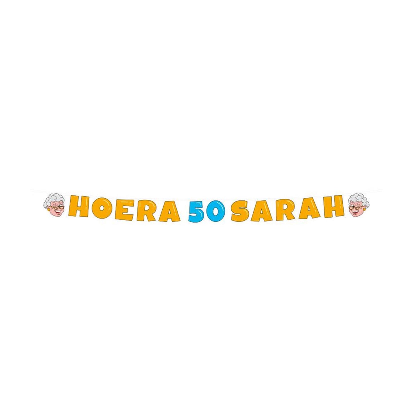 Bannière de lettres Paperdreams - Sarah 50