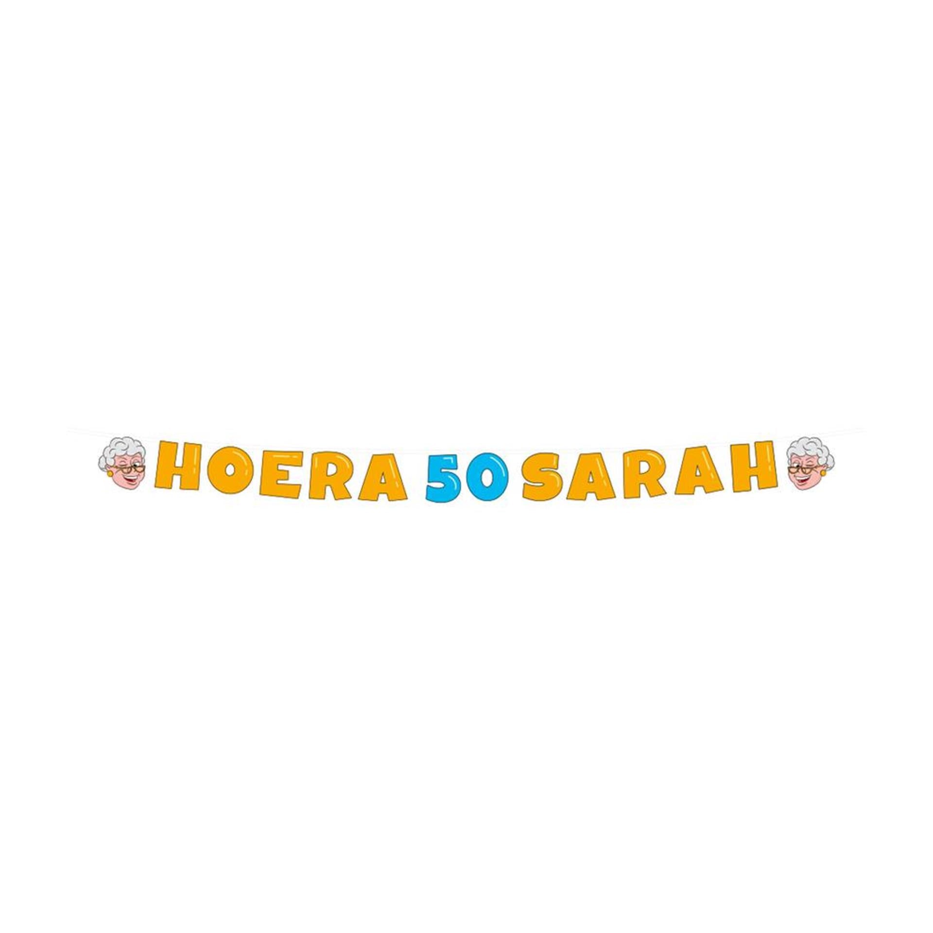 Bannière de lettres Paperdreams - Sarah 50