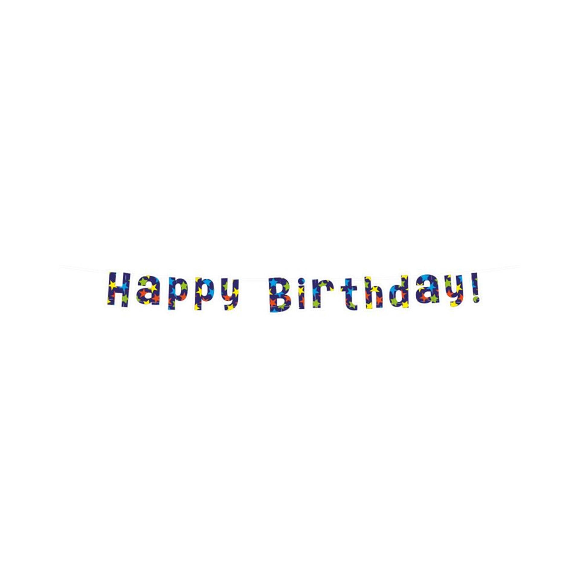 Bannière de lettres Paperdreams - joyeux anniversaire