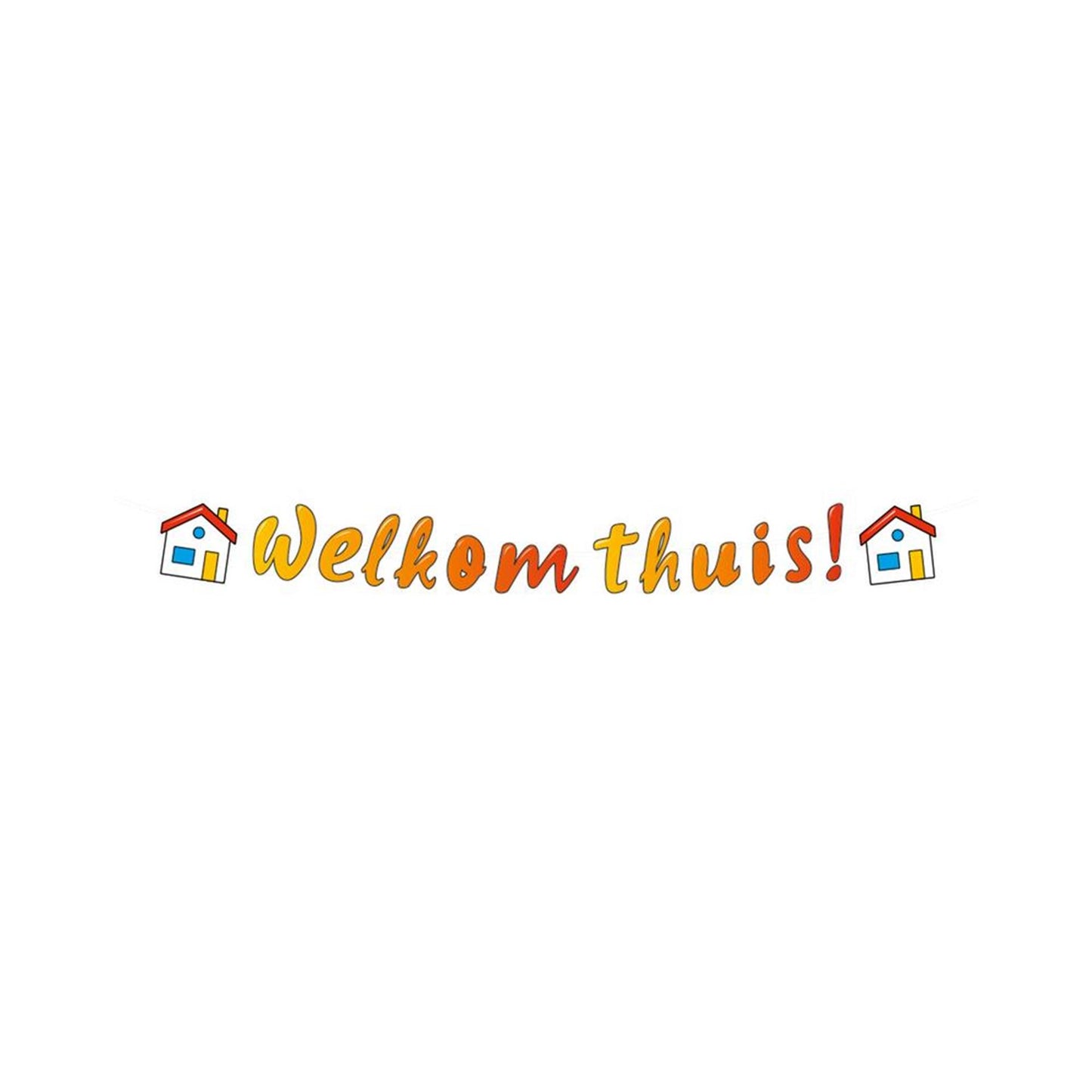 Bannière de lettres Paperdreams - bienvenue à la maison