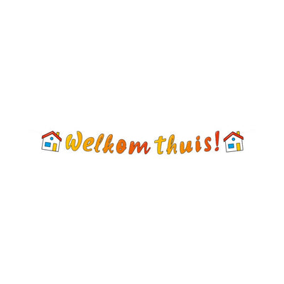 Bannière de lettres Paperdreams - bienvenue à la maison