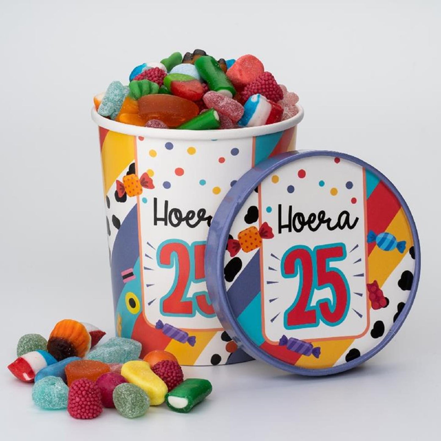 Gobelet à bonbons Paperdreams ø12x14cm - 25 ans
