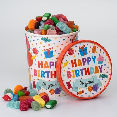 Gobelet à bonbons Paperdreams ø12x14cm - joyeux anniversaire