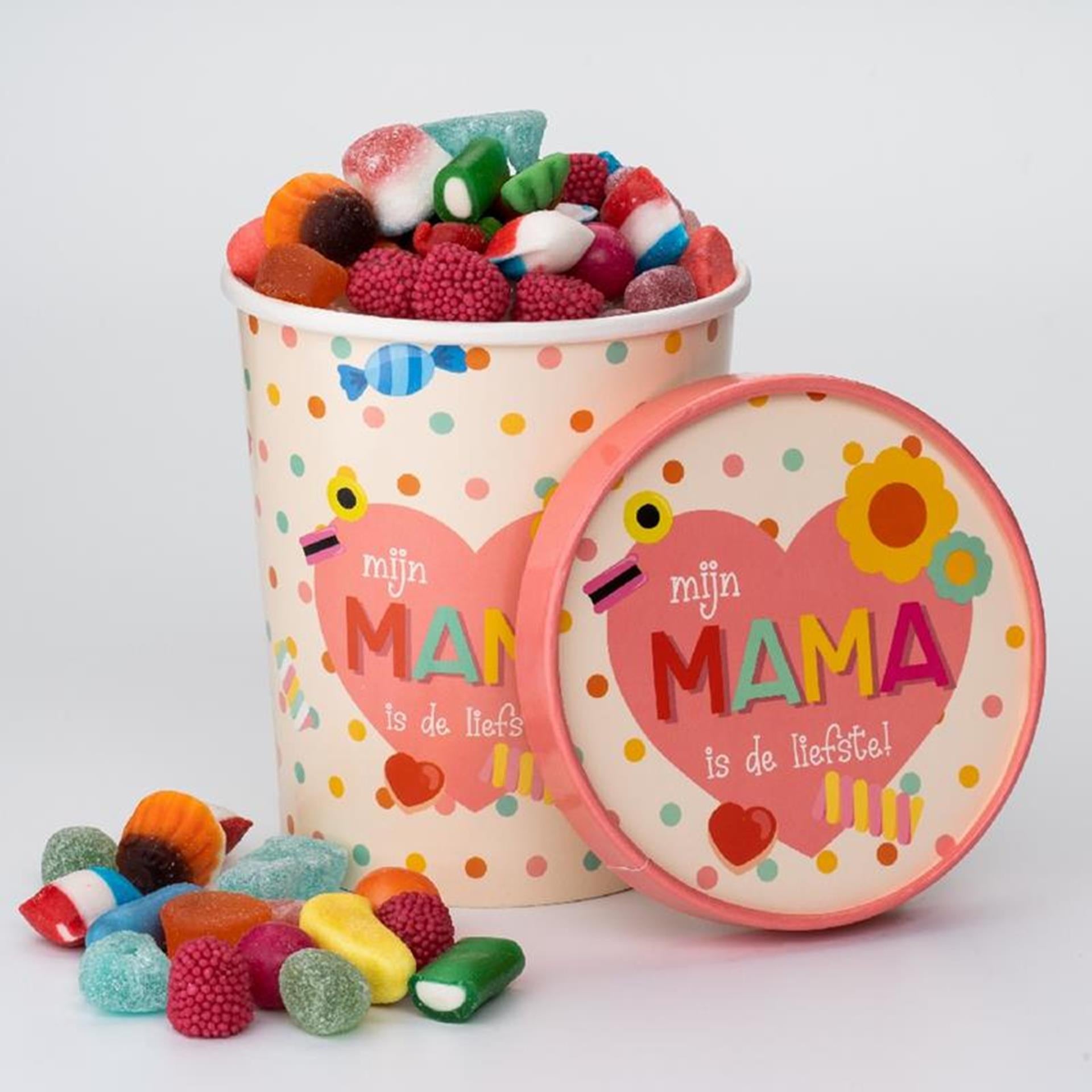 Gobelet à bonbons Paperdreams ø12x14cm - maman