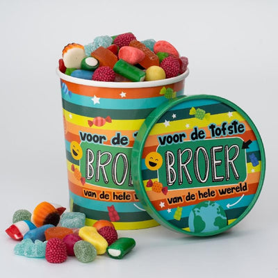 Gobelet à bonbons Paperdreams ø12x14cm - frère