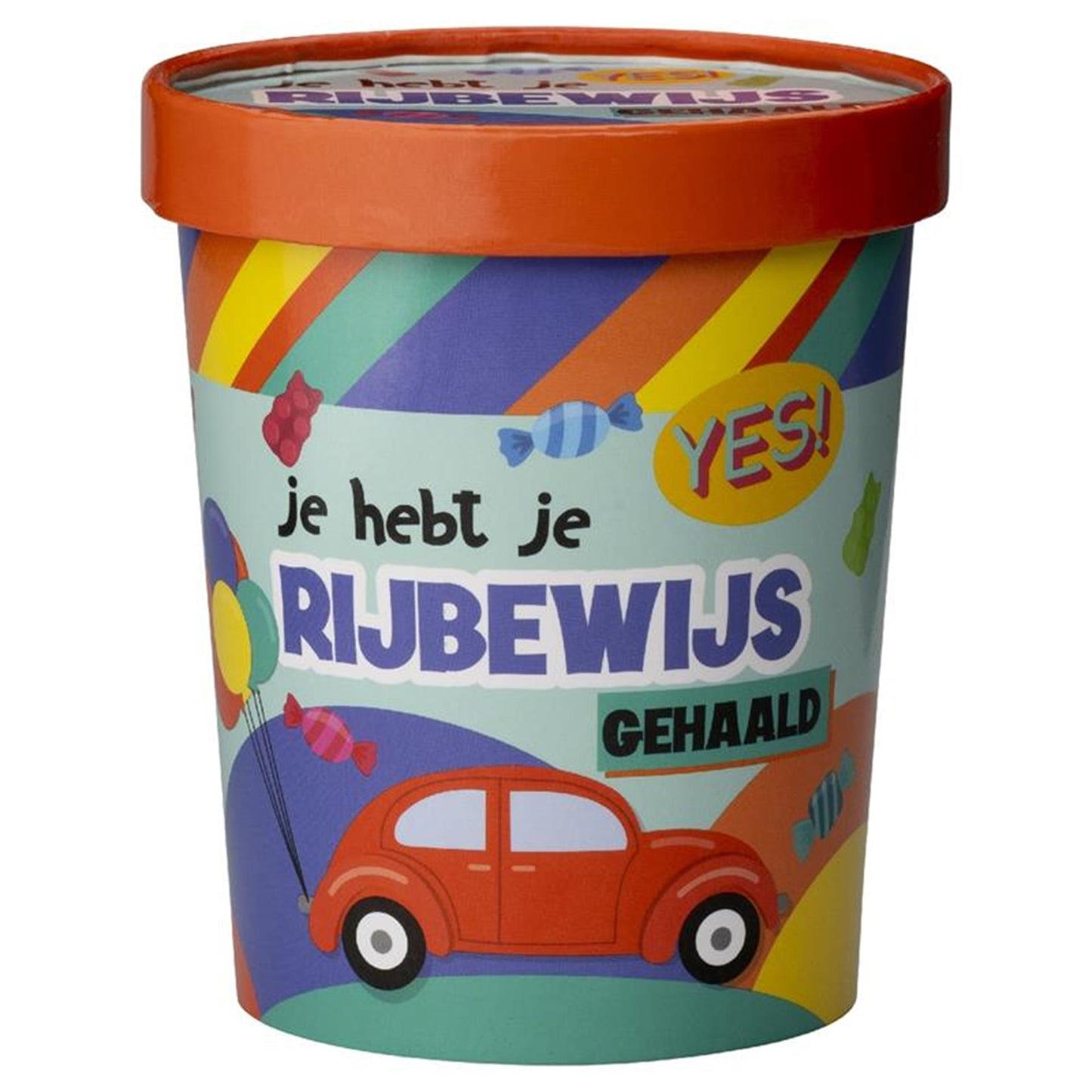 Gobelet à bonbons Paperdreams ø12x14cm - permis de conduire