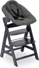 Chaise haute Hauck alpha - ensemble nouveau-né - certifié FSC® - gris foncé