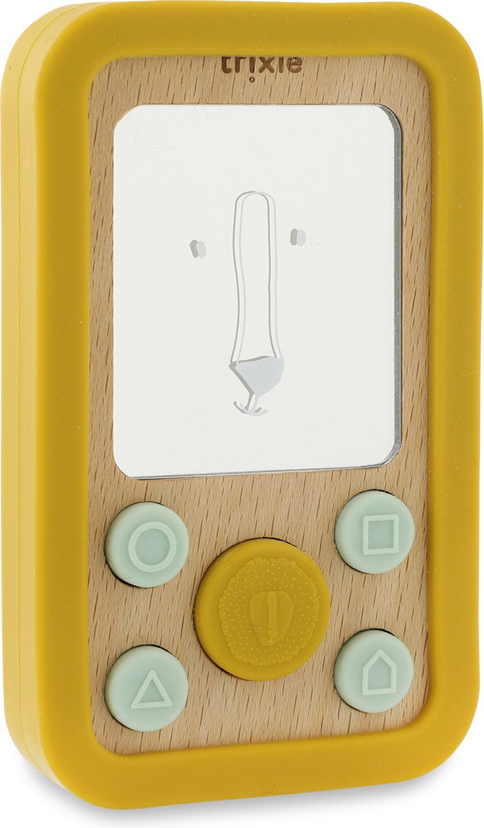 Trixie Wooden Silicone Baby Téléphone M. Lion