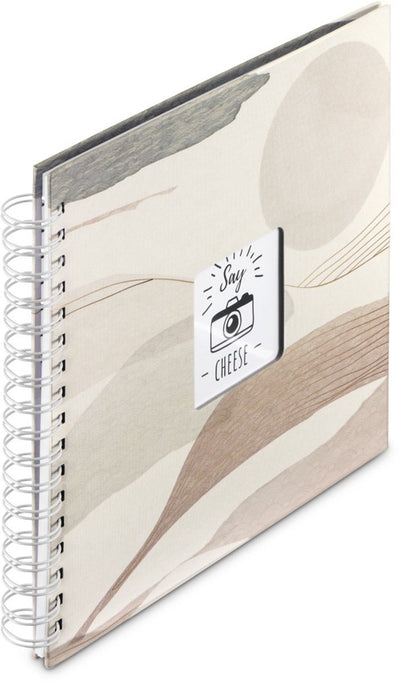 Hama album spirale aquarelle, 28x24 cm, 50 pages blanches, marron