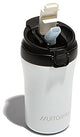 Bouteille thermos Muitomas - doublure double isolation - 350 ml - bouchon verrouillable - boissons chaudes 12 heures ou boissons froides 24 heures - blanc
