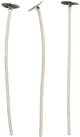 Mèches pour bougies en bougeoir, adaptées aux bougeoirs d'un diamètre de 20-65 mm, L : 10 cm, épaisseur 2 mm, 50 pièces 1 boîte