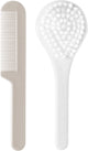 Luma peigne brosse nylon blanc