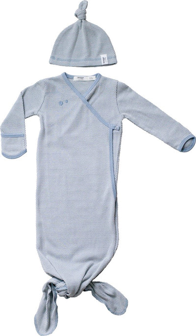 Gigoteuse Snoozebaby en 1 avec housse de couette. bonnet bleu frais - 0-3 mois
