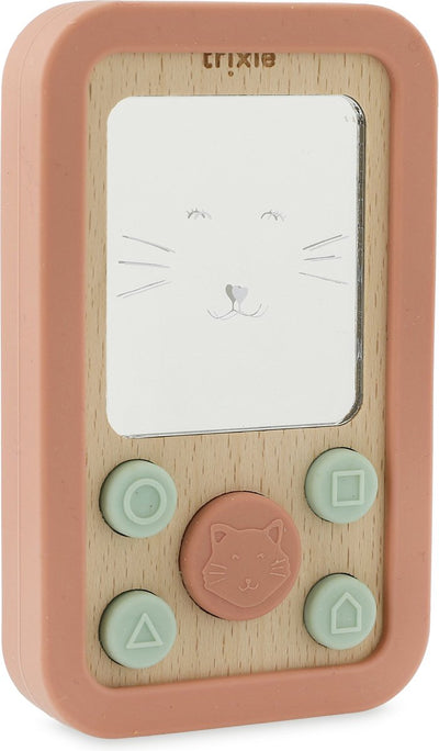 Trixie en bois en silicone bébé téléphone Mme. chat