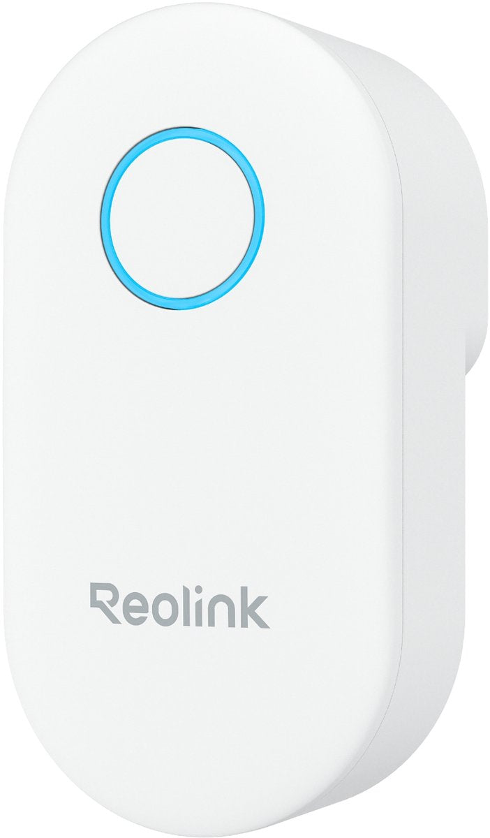 Reolink chime plus - sirène enfichable pour sonnette vidéo - télécommande par application - volume réglable - lumière et plus de 10 mélodies