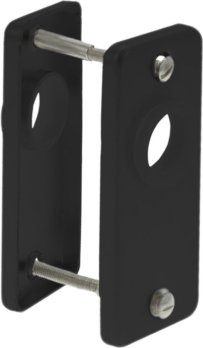 Rosace vernie Starx en aluminium - noir