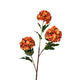 Roberts collection boule de neige fleur artificielle 90cm orange