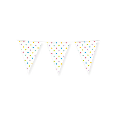 Ligne de drapeau Paperdreams - points de fête 4m