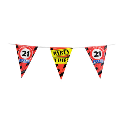 Drapeau de fête Paperdreams - 21 ans