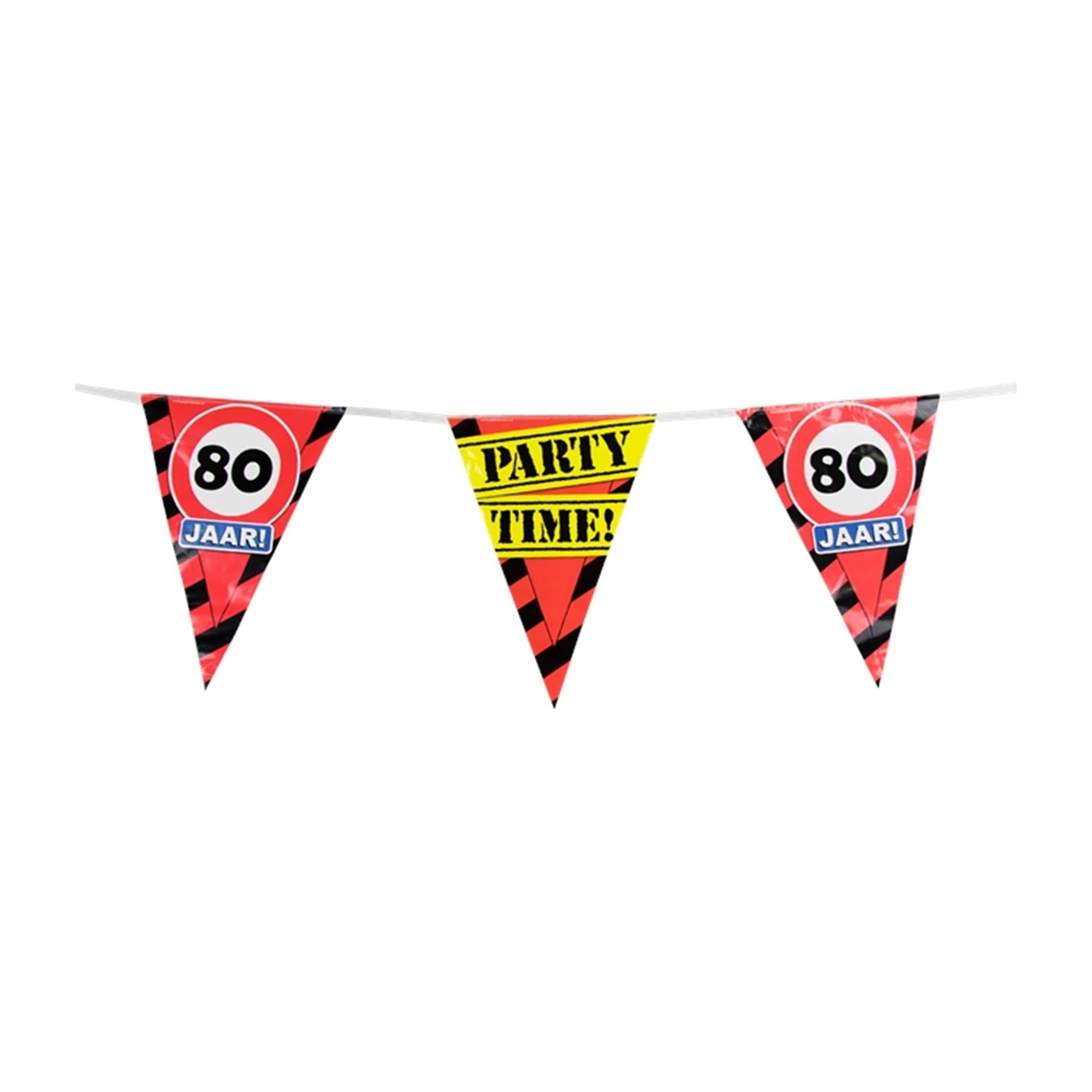 Drapeau de fête Paperdreams - 80 ans