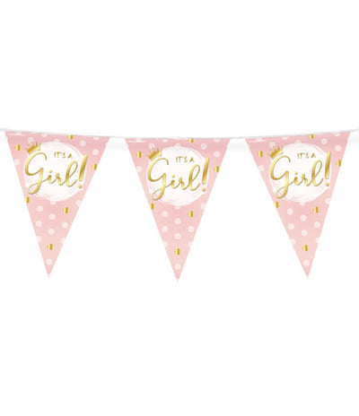 Feuille de drapeau de fête Paperdreams - c'est une fille !