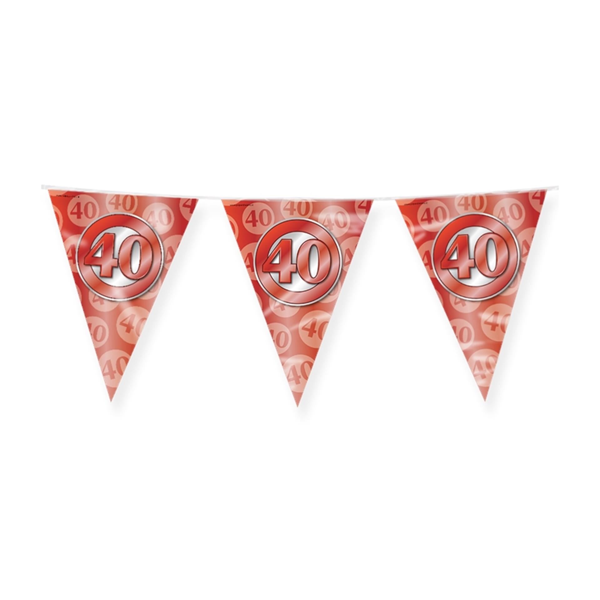 Drapeau de fête Paperdreams 40 ans de mariage