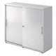 Bach armoire marteau v1753s w w re 120 x 40 x 110 cm portes coulissantes blanc