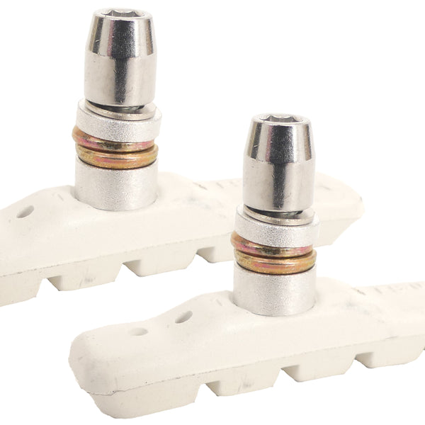 Jeu de plaquettes de frein Edge V-brake 72mm blanc