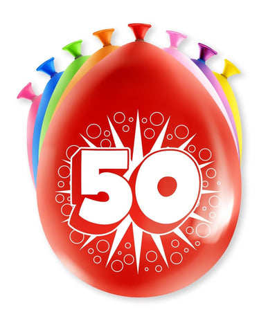 Ballons numérotés Paperdreams n - 50 ans