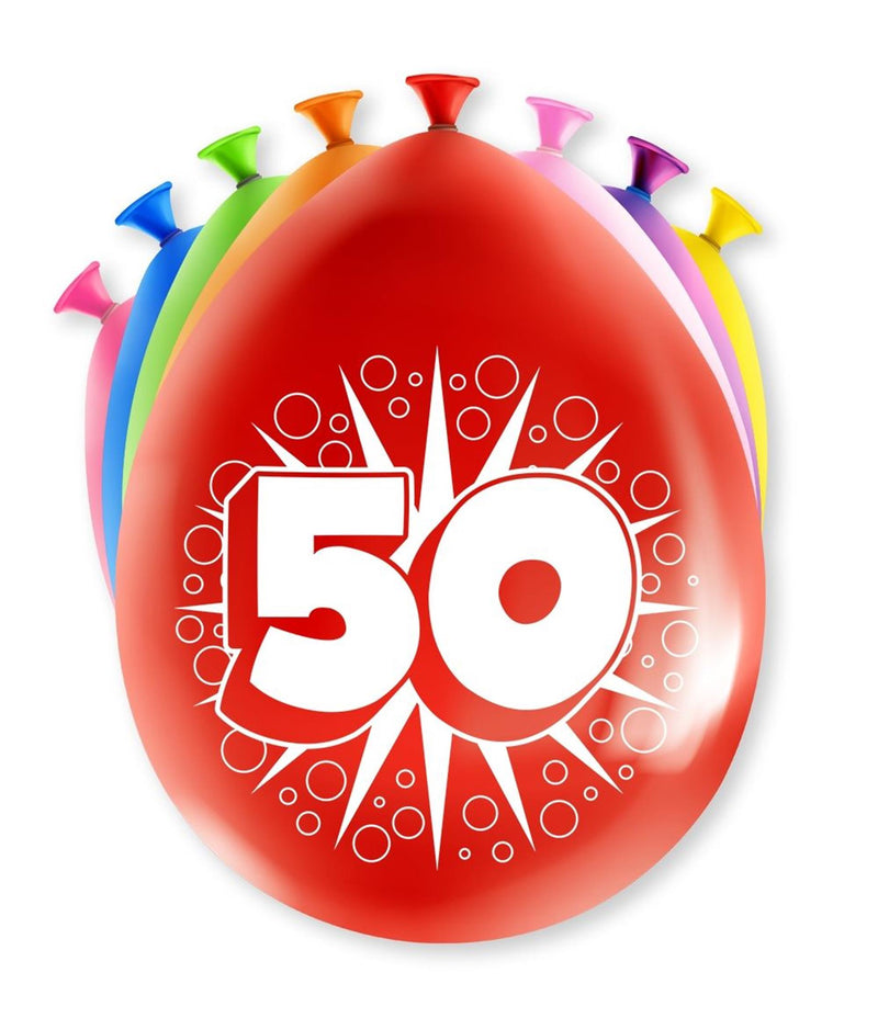 Ballons numérotés Paperdreams n - 50 ans