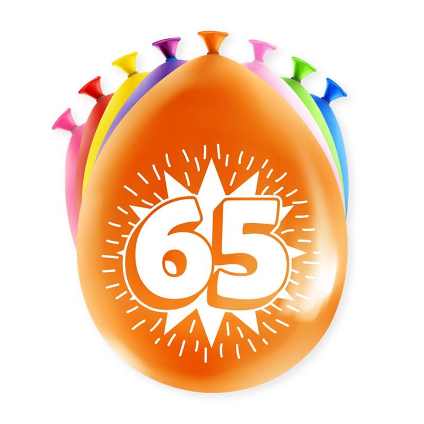 Ballons numérotés Paperdreams - 65 ans
