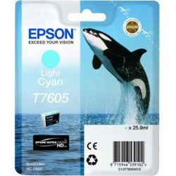 Cartouche d'encre cyan clair vif Epson T7605