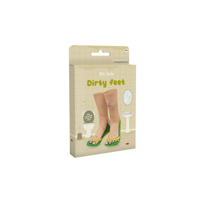 Chaussettes idiotes Paperdreams - pieds sales
