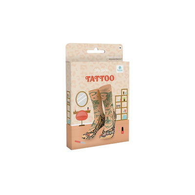 Chaussettes idiotes Paperdreams - tatouage
