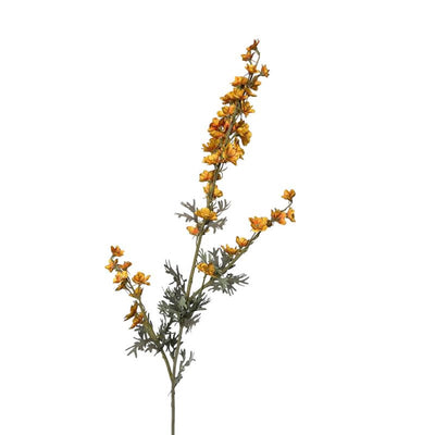 Collection de Roberts branche de delphinium artificiel 85 cm jaune ocre