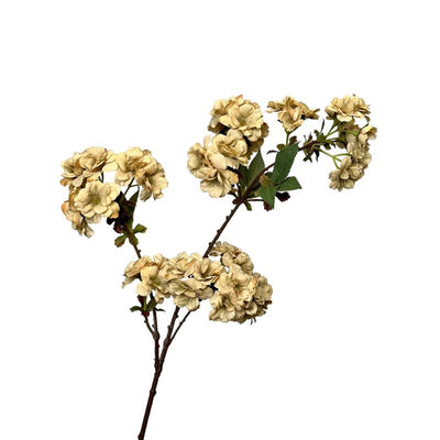 Roberts collection fleur artificielle branche de fleur 80cm crème