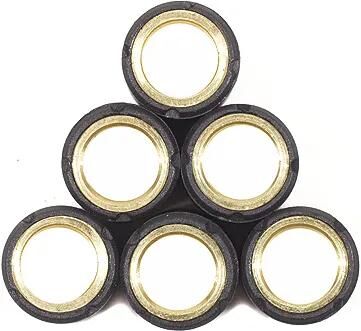 Jeu de noyaux de rouleaux de poids variomatic Spec-x 19 x 17 mm, 10,2 gr, 6 pièces