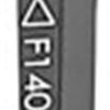 Adaptateur adaptateur de frein à disque Tektro FM FM F140 F160, y compris les boulons (2x)