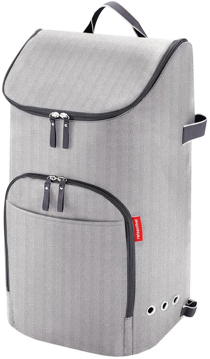 Reisenthel city cruiser bag sac pour chariot libre-service - 45l - gris chevrons gris clair