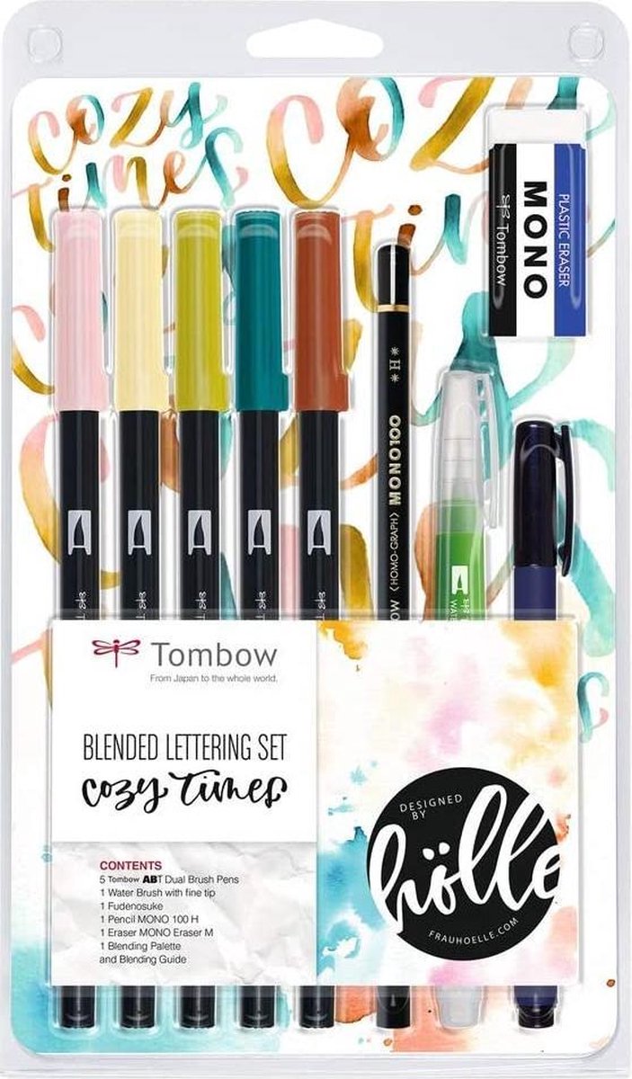 Ensemble de lettrages mélangés Tombow pour des moments agréables