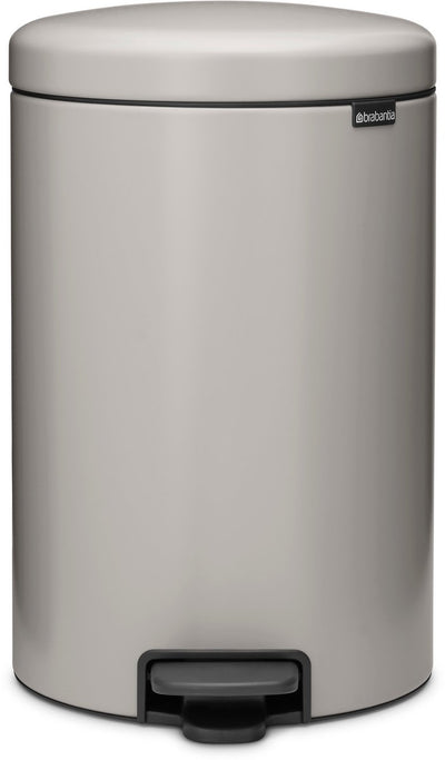 Poubelle Brabantia newicon - 20 litres - gris doux