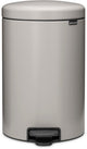 Poubelle Brabantia newicon - 20 litres - gris doux