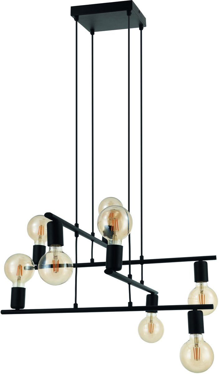 Eglo mezzana - suspension - e27 - 65 cm - noir